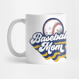 Retro Baseball Mom Mother's Day Mug